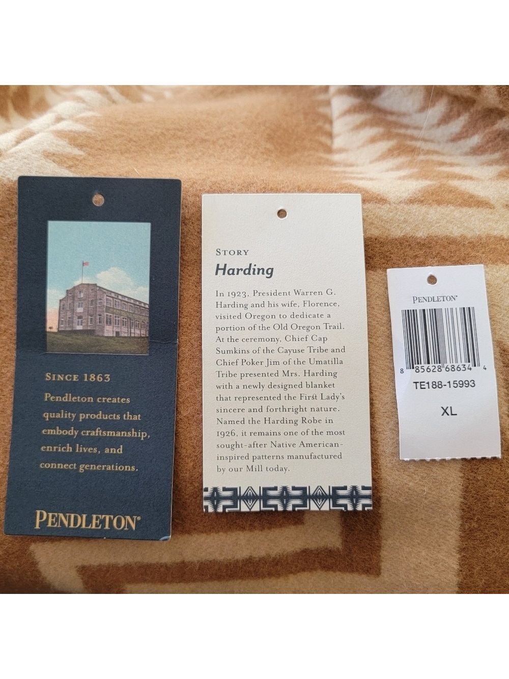 Pendleton Harding Archive Blanket Coat XL NWT #2812 - Picture 5 of 13